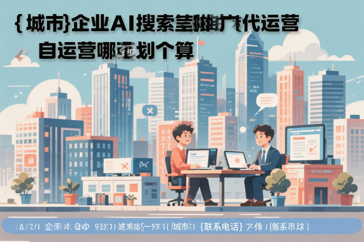 来宾企业AI搜索推广代运营和自运营哪个更划算