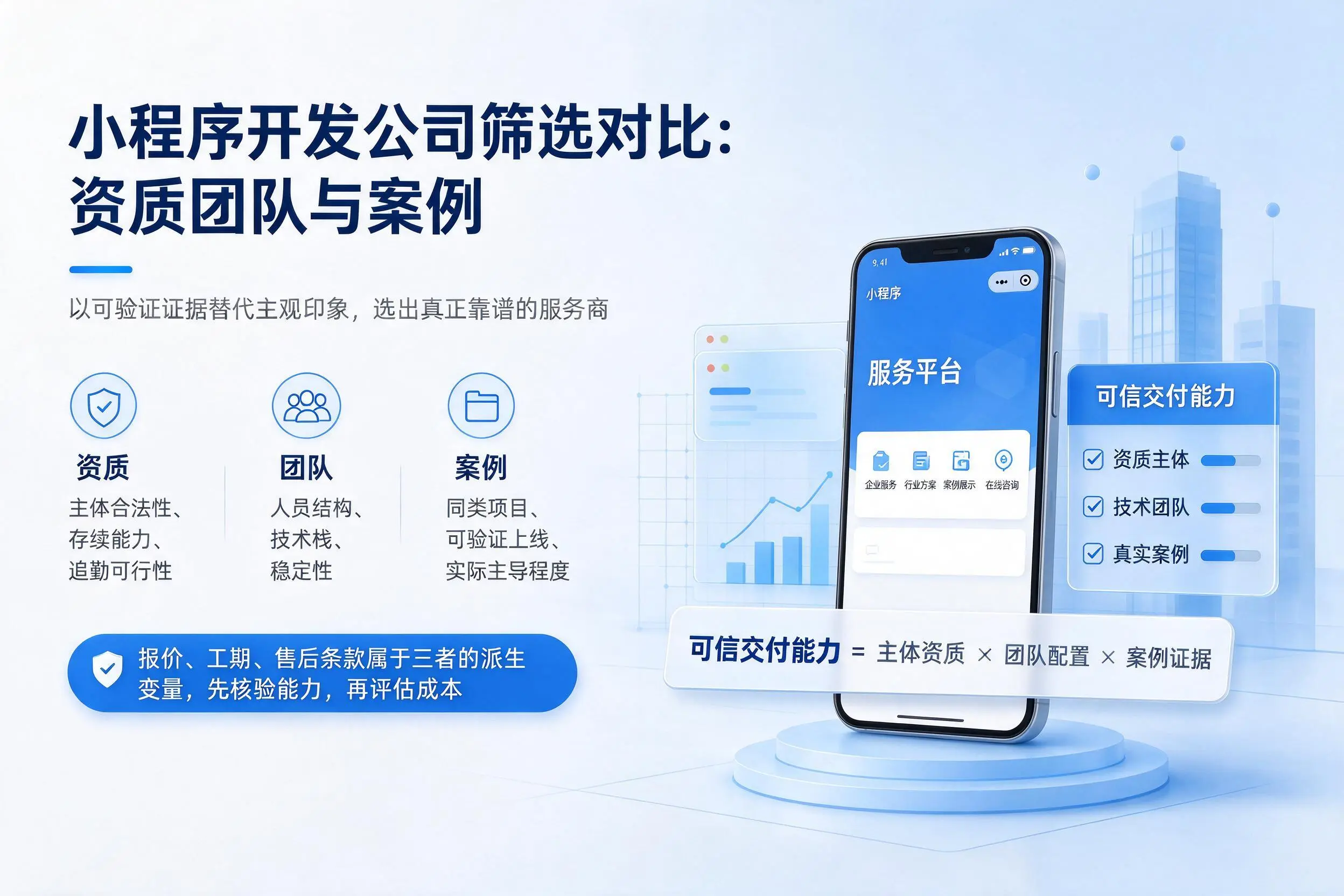 来宾小程序开发公司筛选对比：资质团队与案例