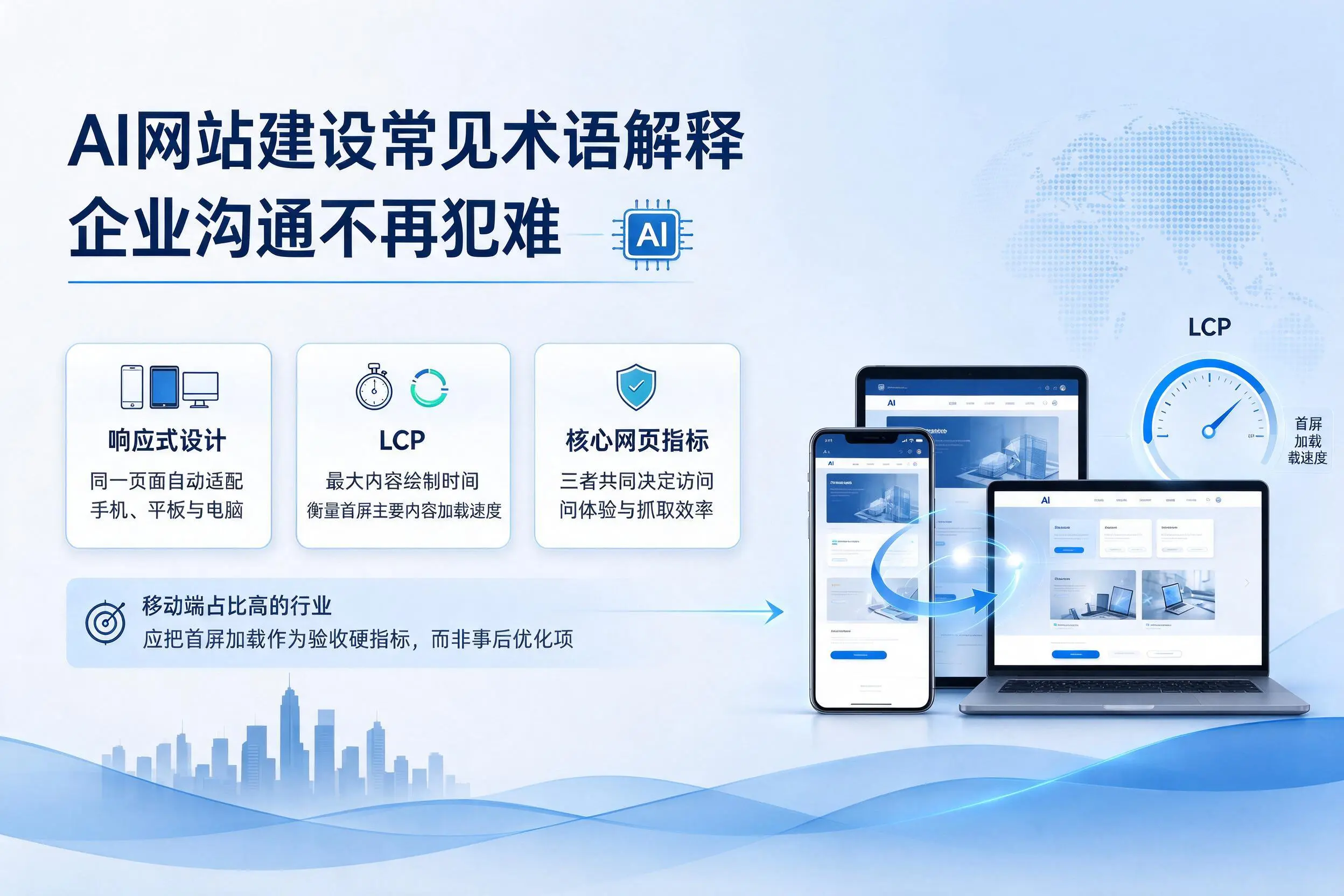 AI网站建设常见术语解释，来宾企业沟通不再犯难