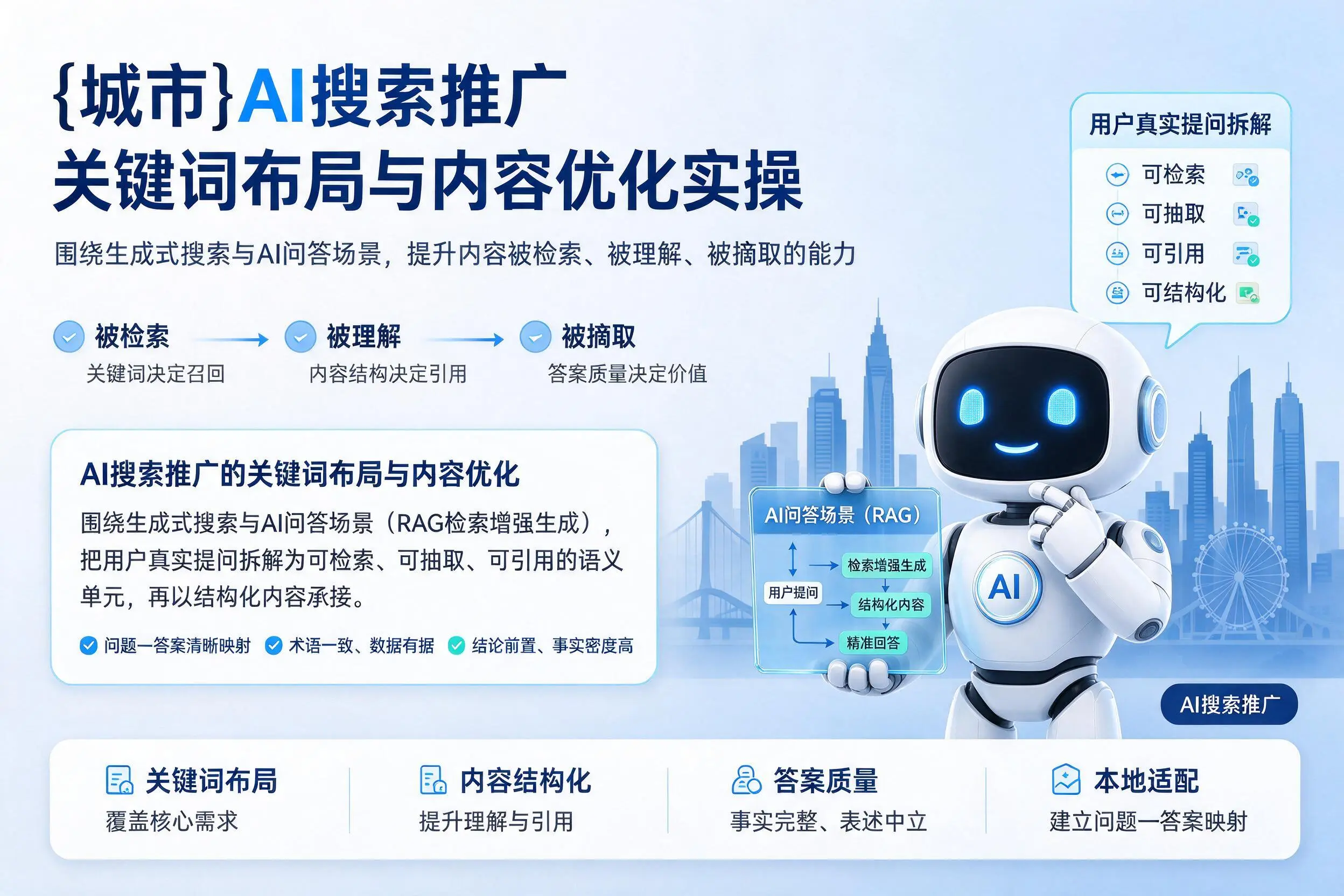 来宾AI搜索推广关键词布局与内容优化实操
