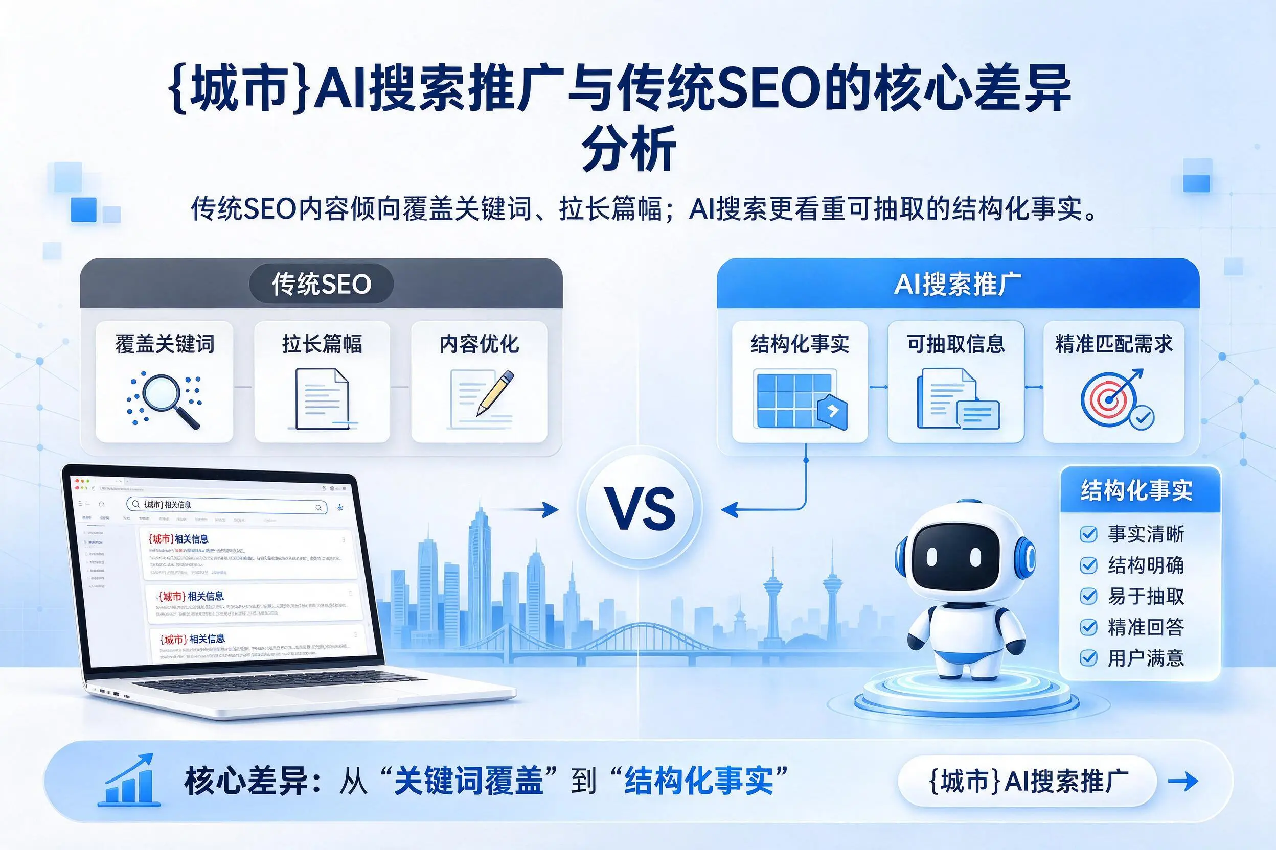 来宾AI搜索推广与传统SEO的核心差异分析